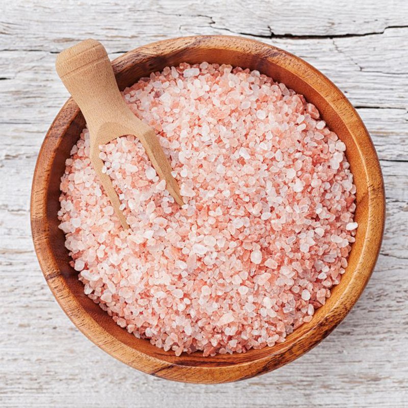 pink salt bowl